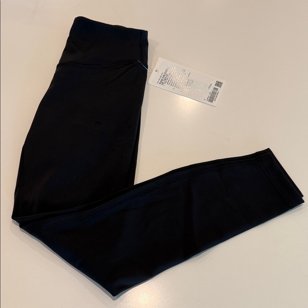 Lululemon Athletica Black Leggings size 4 wonder under smooth cover